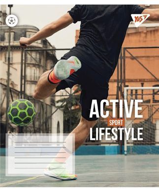 Тетрадь ученическая общая YES Active lifestyle А5 60 листов клетка - 6