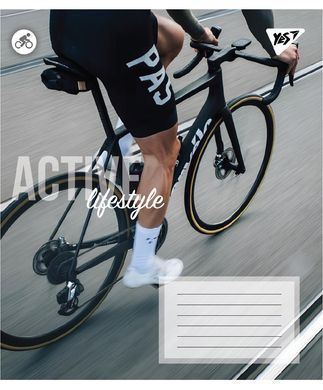Тетрадь ученическая общая YES Active lifestyle А5 60 листов клетка - 4