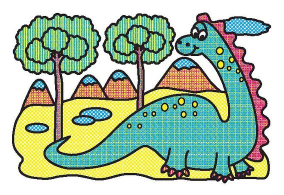 Водні розмальовки — Динозаври - 3