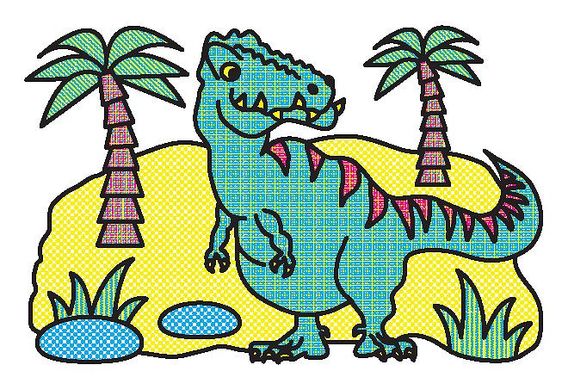 Водні розмальовки — Динозаври - 2