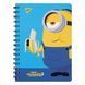 Блокнот YES А5, 80 л., дв. cпираль с резинкой Minions - 3