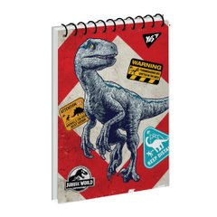 Зошит для записів YES А6/80 од.спіраль Jurassic World. Dino tracker - 1
