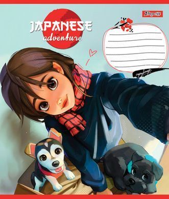 Тетрадь школьная 1B Japanese adventure А5 18 листов клетка - 5