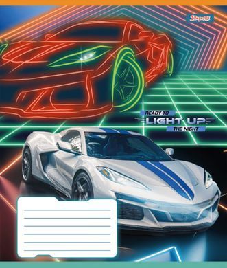 Зошит шкільний 1B Lights up А5 24 аркушів клітинка - 3