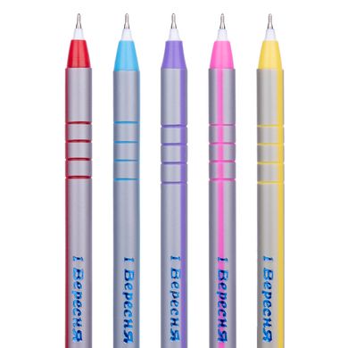 Ручка шариковая 1 Вересня Silver 0,6 мм синяя - 3