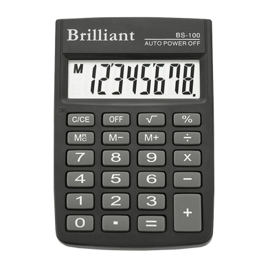 Калькулятор карманный Brilliant BS-100, 8 разрядов - 2