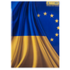 Книга канцелярская UKRAINE, А4, 96 л., клетка, офсет, твердая ламинированная обложка, ассорти - 9