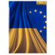 Книга канцелярская UKRAINE, А4, 96 л., клетка, офсет, твердая ламинированная обложка, ассорти - 4