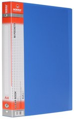 Папка пластикова А4/60 файлів 650/25мкн. PР, синя NORMA - 1