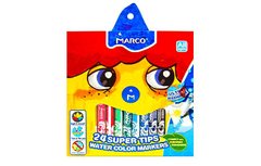 Фломастеры 24цв. Super Washable Color Markers MARCO - 1