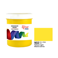 рба гуашева, Жовта світла (902), 100 мл, ROSA Studio - 1