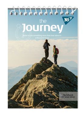 Тетрадь А6 80 Кл. Од. cпираль YES Journey - 3