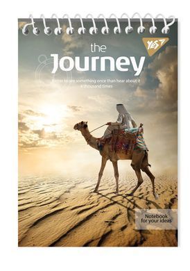 Тетрадь А6 80 Кл. Од. cпираль YES Journey - 2