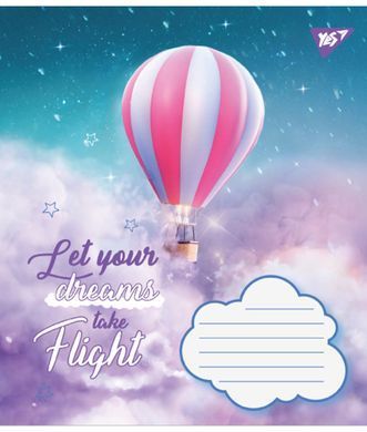 Зошит шкільний Yes Let your dreams А5 18 аркушів клітинка - 4