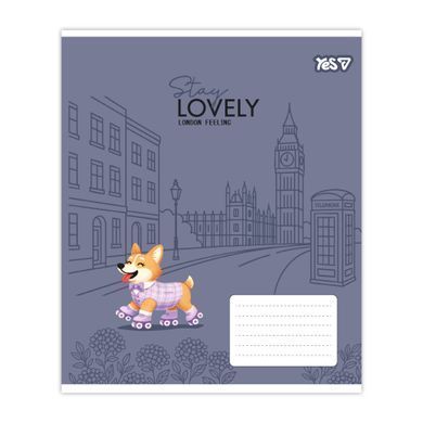 Тетрадь школьная Yes Stay lovely А5 12 листов линия - 3