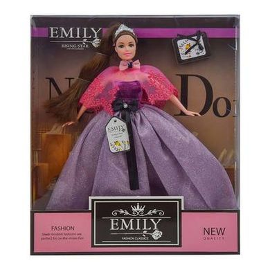 Лялька "Emily", в бальному платті з накидкою, аксесуари, р-р ляльки 29см - 3