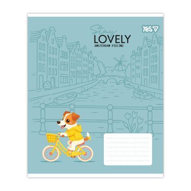 Тетрадь школьная Yes Stay lovely А5 12 листов линия - 5