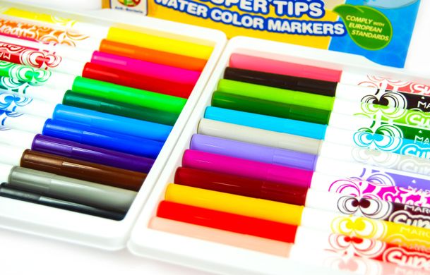 Фломастеры 24цв. Super Washable Color Markers MARCO - 4