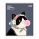 Тетрадь ученическая Yes My mood is a cat А5 12 листов клетка - 5