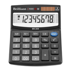 Калькулятор Brilliant BS-208, 8 разрядов - 1