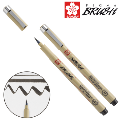 Лінер-пензель PIGMA Brush, Фіолетовий, Sakura - 2