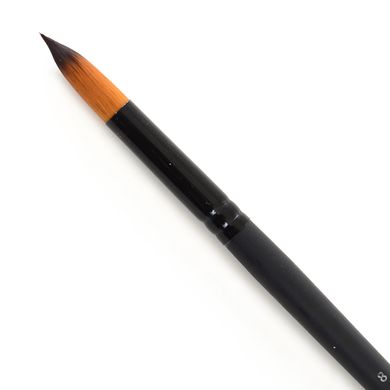 Кисть художественная синтетика "Santi Highly Pro", длинная ручка, круглая, №8 - 2
