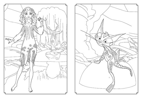 Розмальовка серії: Мавки. Магія кольору "Магічний ліс" 30 наліпок Ранок - 3