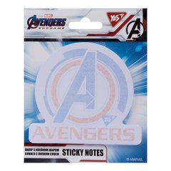 Бумага с липким слоем YES фигурная Avengers, 40 лист - 1