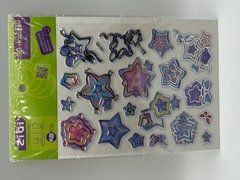 3D наліпки Яскраві зірки 19 см, KIDS Line - 1