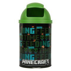 Контейнер настольный для мусора Yes Minecraft Time feeding металлический 10 х 18 см - 1