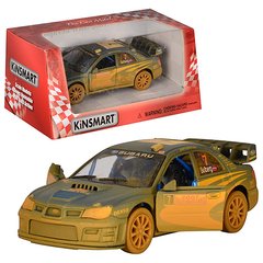 Машинка металлическая инерционная 12,5см. "Subaru Impreza WRC 2007" в кор-ке 16-7,5-8см. KT - 1