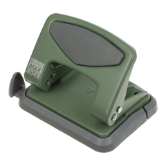 Діркопробивач металевий (до 25 арк.)MORANDI STYLE MILITARY зелений - 1