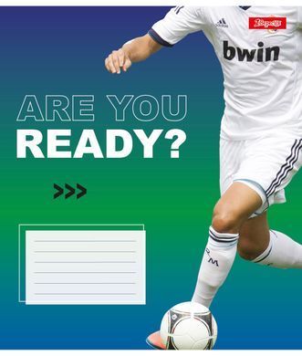 Зошит шкільний 1B Are you ready А5 24 аркушів клітинка - 5