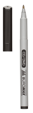 Маркер водост., черный, JOBMAX, 0,6 мм, спиртовая основа - 1