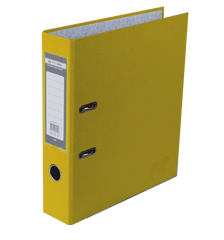 Папка регистратор односторонняя LUX, JOBMAX, А4, ширина торца 50 мм, желтая - 1