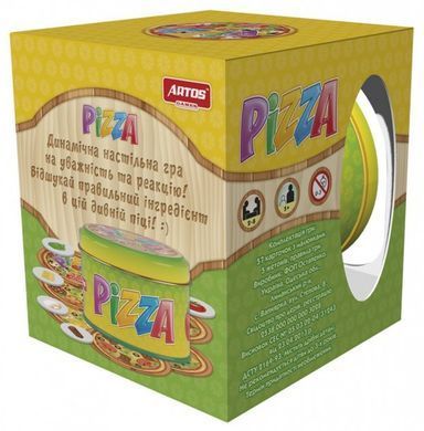 Настільна гра "Pizza" в металевій коробці/Bamsic - 4
