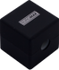 Точилка CUBE, RUBBER TOUCH, 1 отв., контейнер, пластик. корпус, ассорти - 5