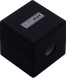 Точилка CUBE, RUBBER TOUCH, 1 отв., контейнер, пластик. корпус, ассорти - 3