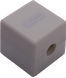 Точилка CUBE, RUBBER TOUCH, 1 отв., контейнер, пластик. корпус, ассорти - 8