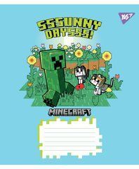 Тетрадь ученическая школьная Yes Minecraft Flowers А5 12 листов линия - 1