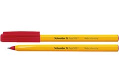 Ручка шариковая красная Tops 505 F корпус оранжевый Schneider - 1
