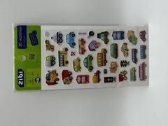 3D наліпки Міський транспорт 18 см, KIDS Line - 1