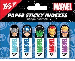 Индексы бумажные YES Marvel.Avengers 50x15мм, 100шт (5x20) - 1