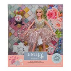 Лялька "Emily", з букетом, аксесуари, р-р ляльки 29см - 1
