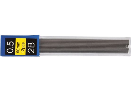 Стержни к механическому карандашу 2B-0,5мм. в пенале 12шт. - 1