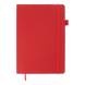Блокнот деловой BRIEF, L2U, А5, 96 л., линия, красный, иск.кожа - 1