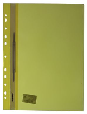 Папка-швидкозшивач А4 120/160мкн. з європерфорацією, жовта - 1