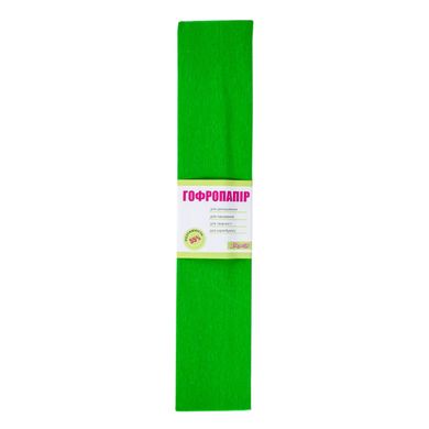 Папір гофрований 1Вересня світло-зелений 55% (50см*200см) - 1