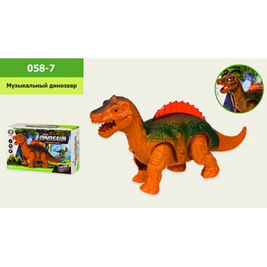 Інтерактивна тварина 058-7 динозавр, батар., світло, звук, в коробці - 1