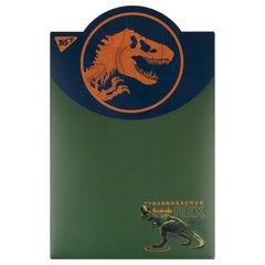 Папка конверт YES А4 на липучці Jurassic World вертикальна - 1